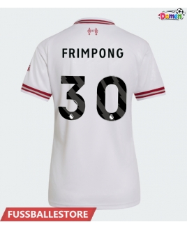 Günstige Liverpool Jeremie Frimpong #30 Auswärtstrikot Damen 2026-27 Kurzarm